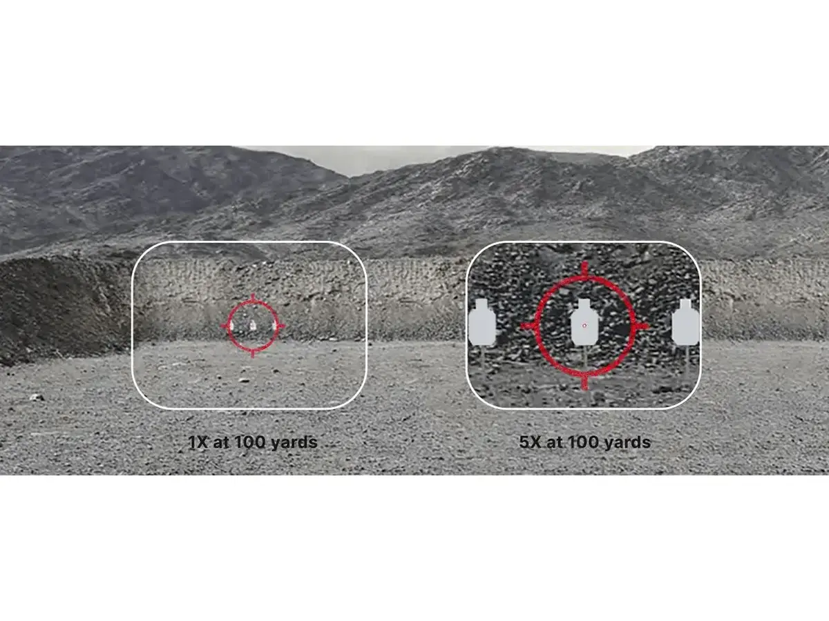 G45 5x Magnifier w/QD Switch-To-Side Mount Black - photo 2