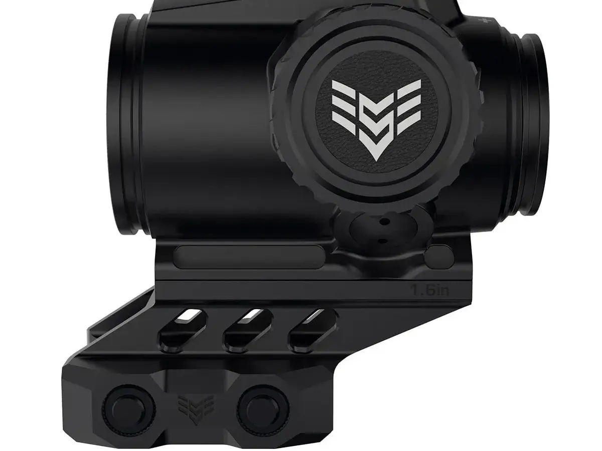 Raider 1x Red 6 MOA Reticle Micro Prism Sight Black