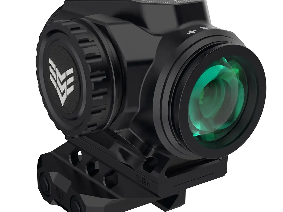 Raider 1x Red 6 MOA Reticle Micro Prism Sight Black - photo 4