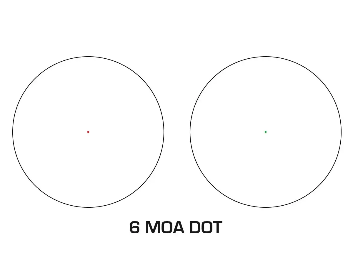 Raider 1x Red 6 MOA Reticle Micro Prism Sight Black - photo 8