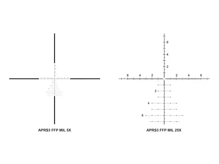 Midas TAC HD 5-25x56mm FFP APLR3 MIL Reticle Black - photo 3