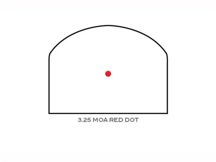 RMR Type 2 RM01 3.25 MOA Auto LED Reflex Red Dot Sight FDE