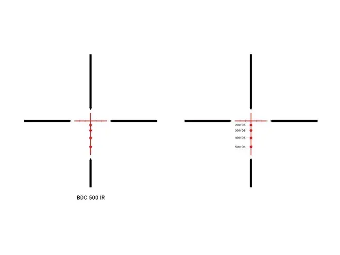 Neos 6-18x44mm SFP Illuminated BDC 500 IR Reticle Black - photo 2