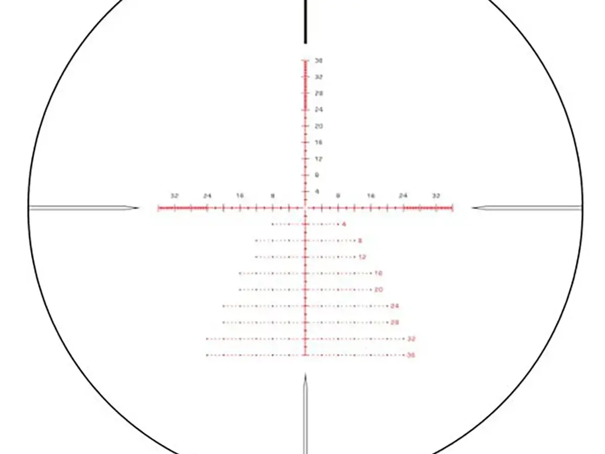 Kentucky Long Precision 3-18x50 FFP Ill Sharpshooter MOA Blk - photo 4