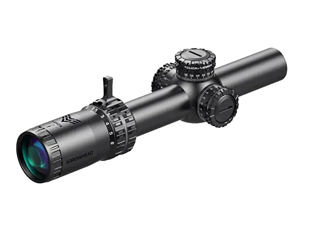 Arrowhead LPVO 1-10x24mm SFP Ill Guerrilla Dot MOA-Green Blk
