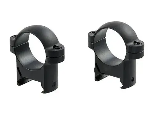 Zee Rings 1" Medium Steel Rings Matte Black