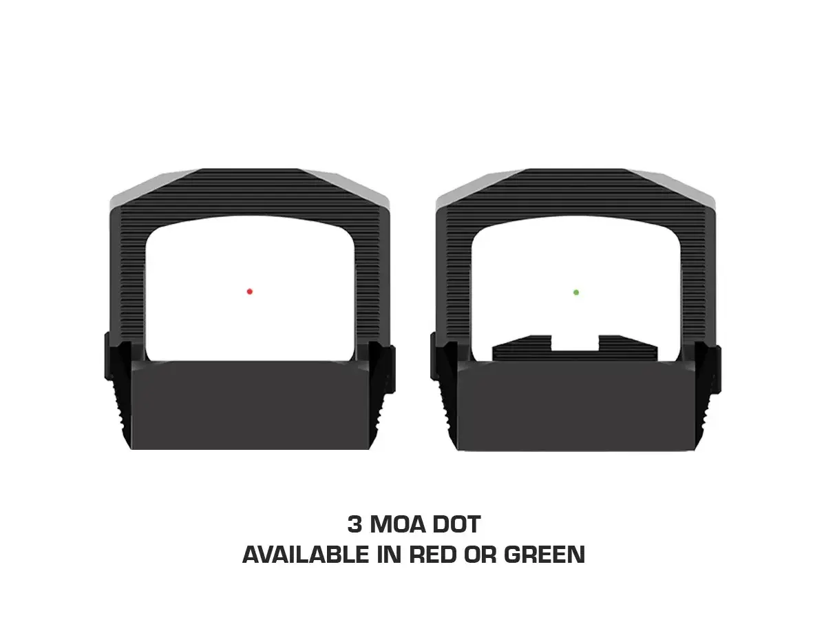 Sentinel II 1x20mm Green 3 MOA Dot Blackout Rear Micro Sight - photo 8