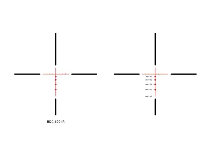 Talos 6-24x50mm SFP Illuminated BDC 600 IR Reticle Black - photo 4