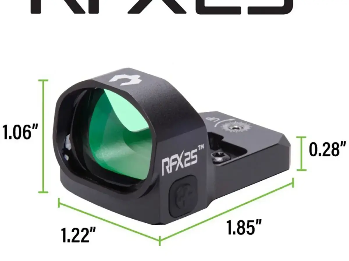 RFX25 1X20 Micro Green Dot for Docter/FastFire/Venom Black - photo 5