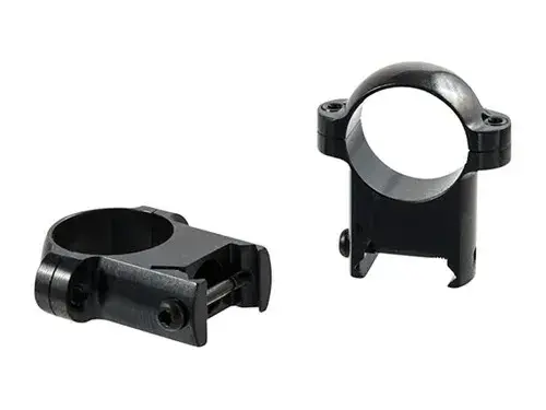Zee Rings 1" High Steel Rings Gloss Black - photo 2