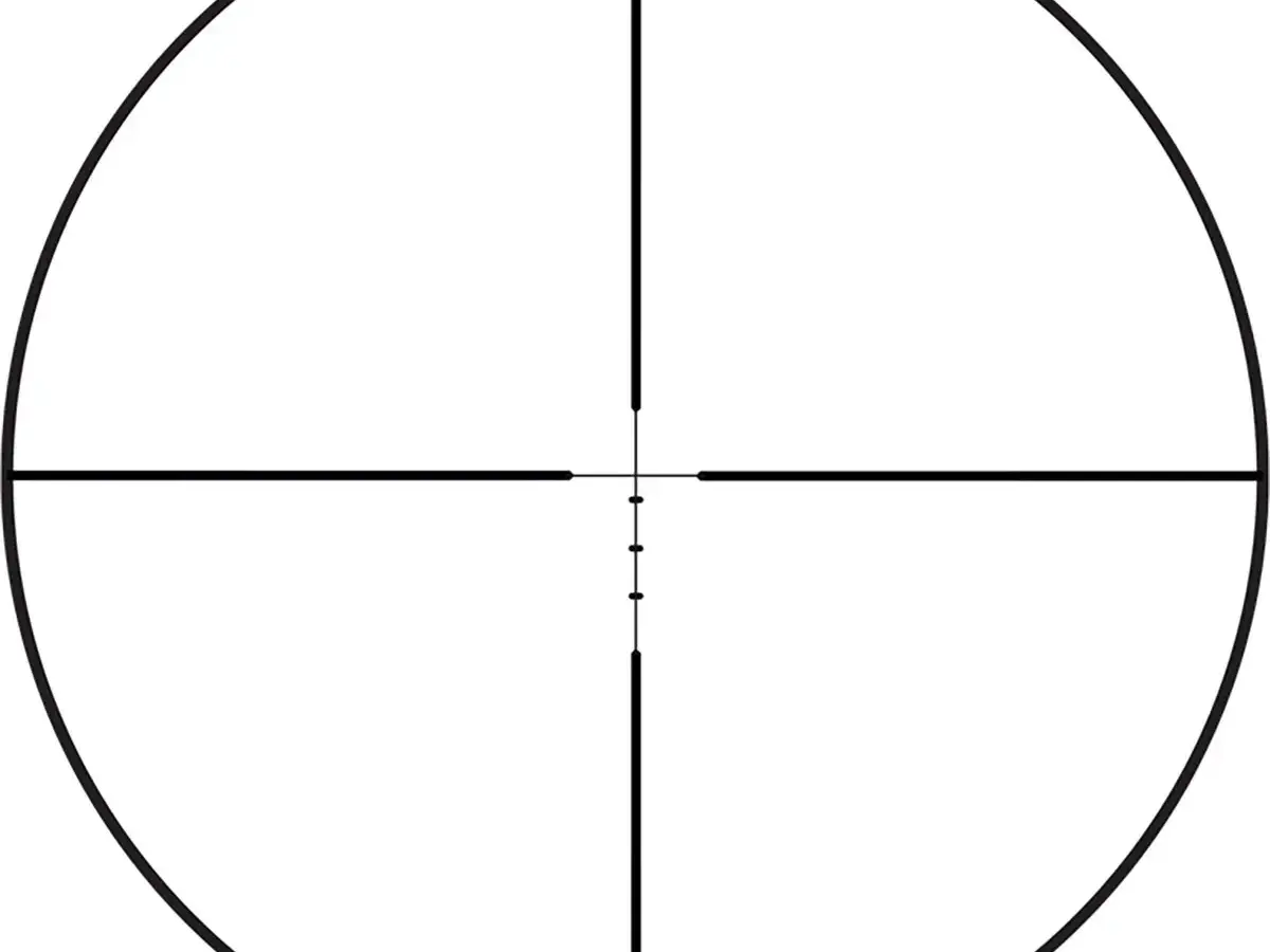 Droptine 3-9x40mm SFP Ballistic Plex Reticle Black - photo 5