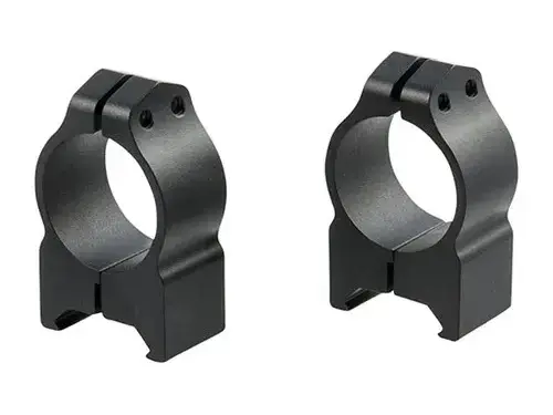 1" Medium (0.875") Fixed Rings, Black