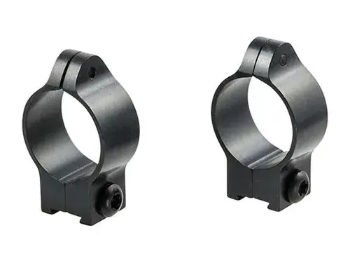 1" Low (0.35") 11mm CZ Rings, Black - photo 2