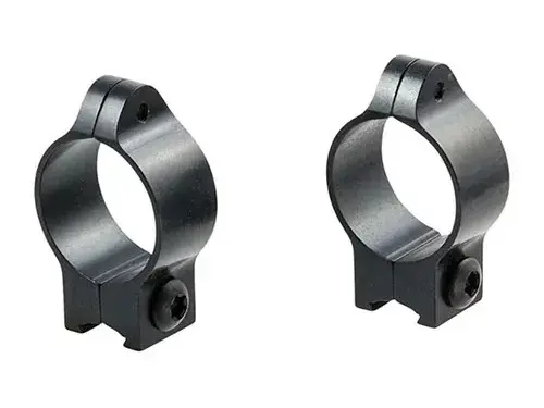 1" Low (0.35") 11mm Dovetail Rings, Black