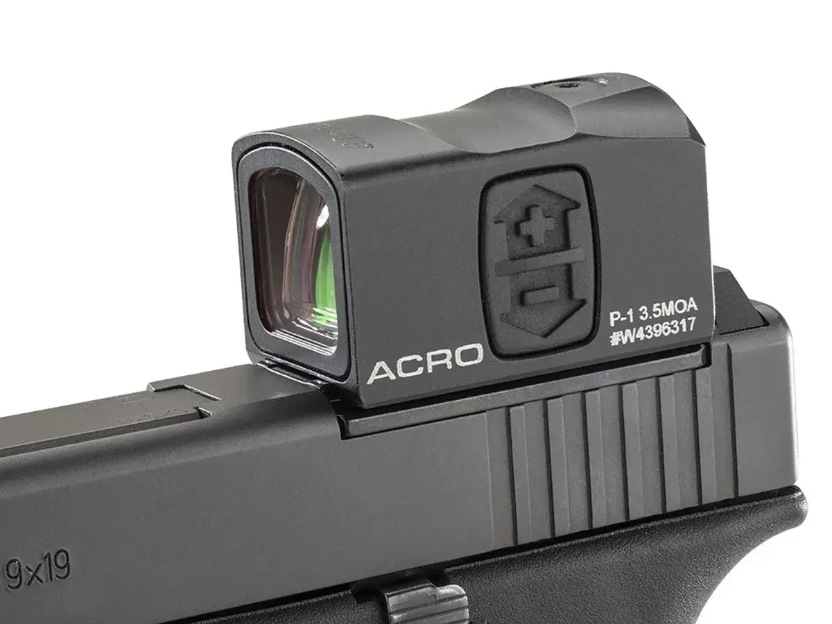 Acro & MPS Optic Mount For Glock MOS Pistols Black