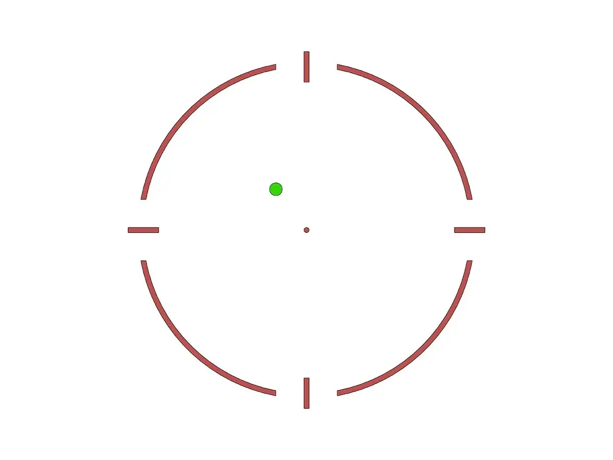 ROMEO9T Dual 0.5 MOA Reticle Black - photo 5