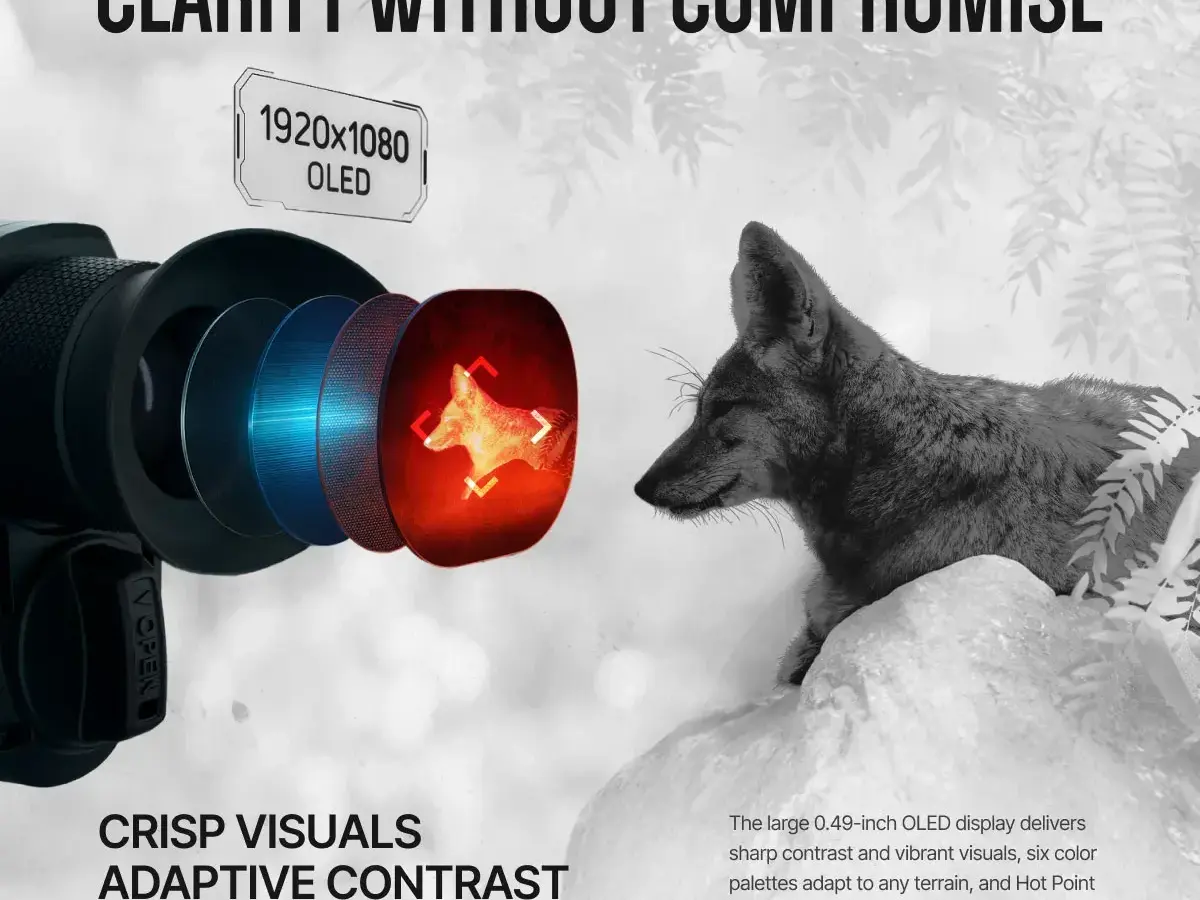 Blazehunter XD 2-16x 1280x1024 Thermal Monocular w/LRF - photo 4