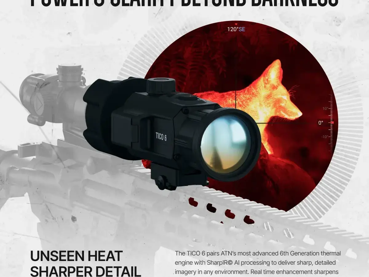 TICO 6 1x 640x512 Clip-On Thermal Optic - photo 2