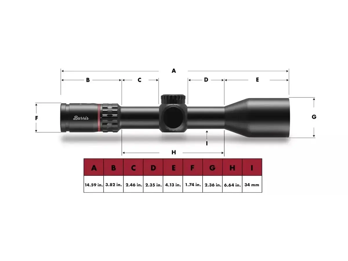 Eliminator 6 4-20x52mm SFP Ill X177 Eliminator 6 Reticle BLK - photo 6