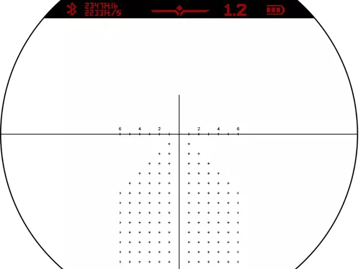 Eliminator 6 4-20x52mm SFP Ill X177 Eliminator 6 Reticle BLK - photo 7