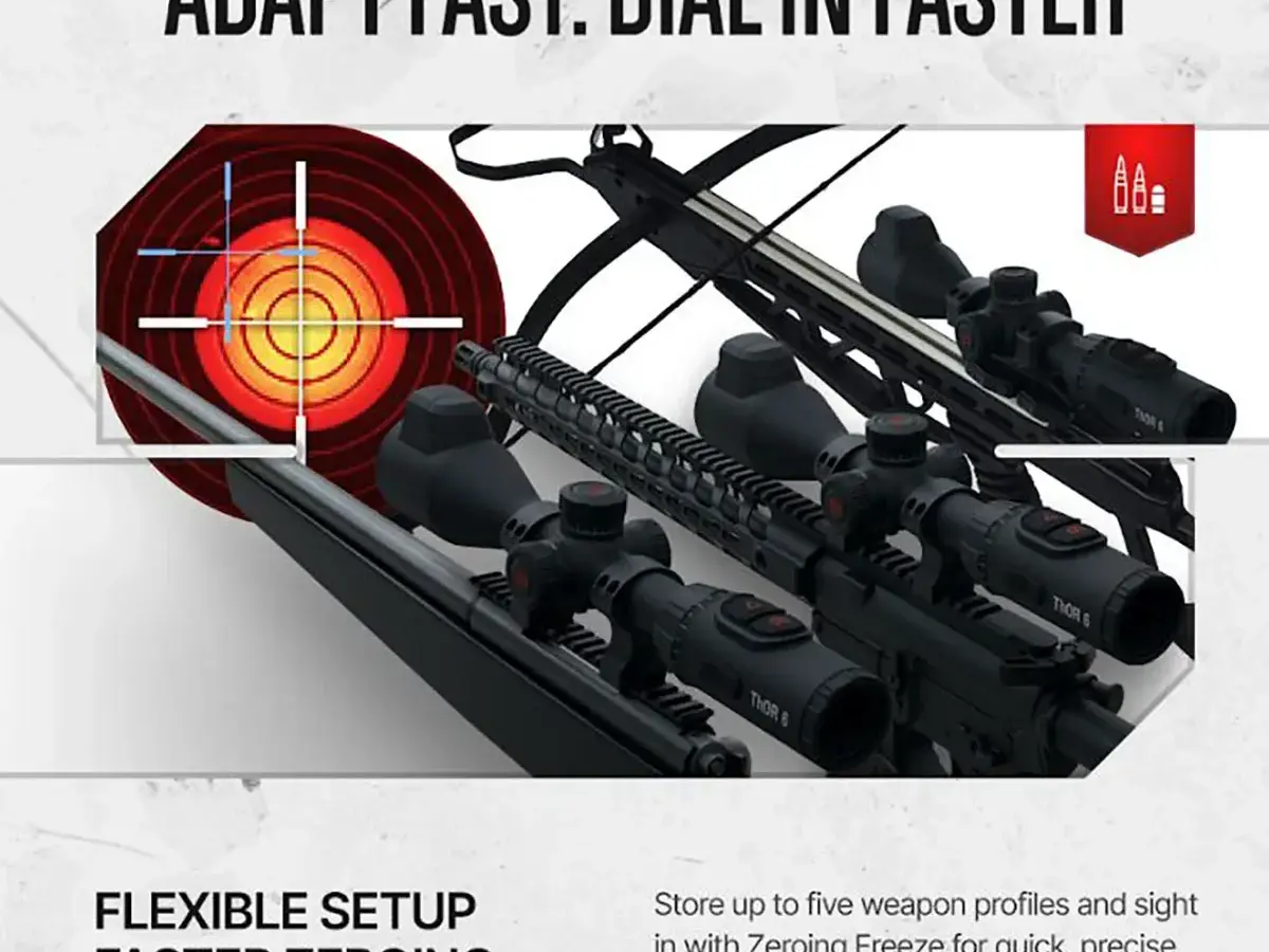 Elite 3.5-28x 384X288 Res Thermal Rifle Scope w/Laser - photo 9