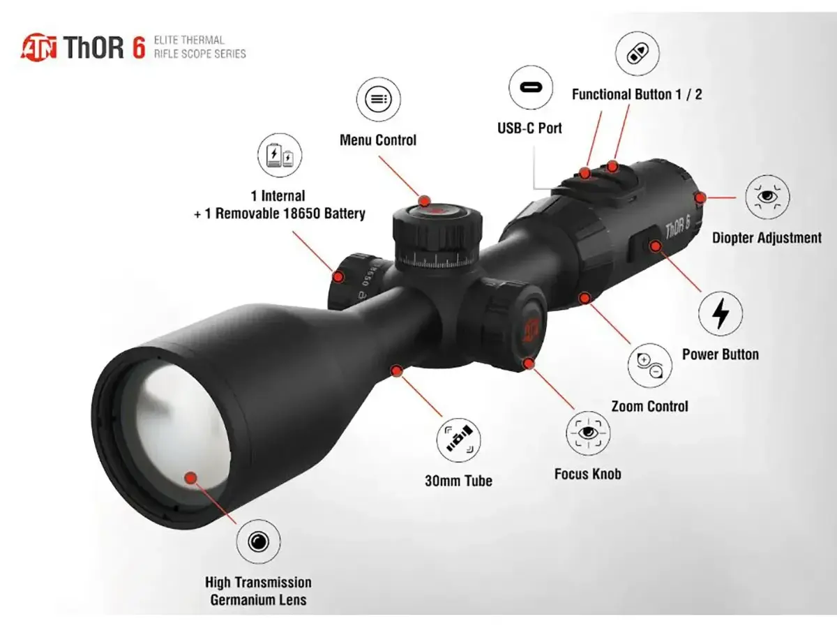 Elite 3.5-28x 384X288 Res Thermal Rifle Scope - photo 11