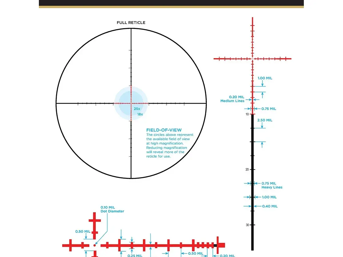 MARK 5HD 2-10x30mm FFP Illuminated TMR Reticle Black - photo 3
