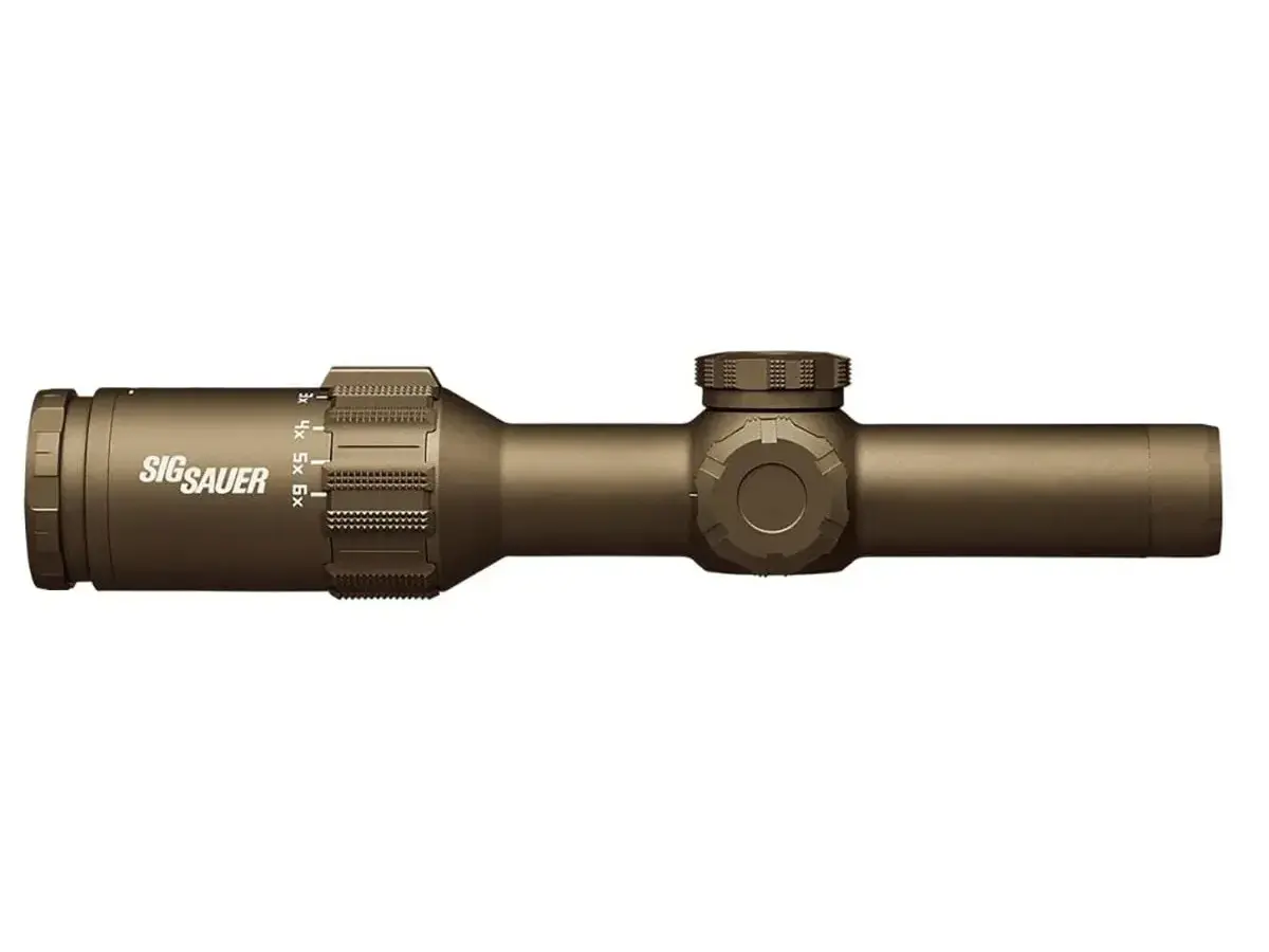 Tango6T 1-6x24mm FFP Illum 556/762 Horseshoe Dot Reticle FDE