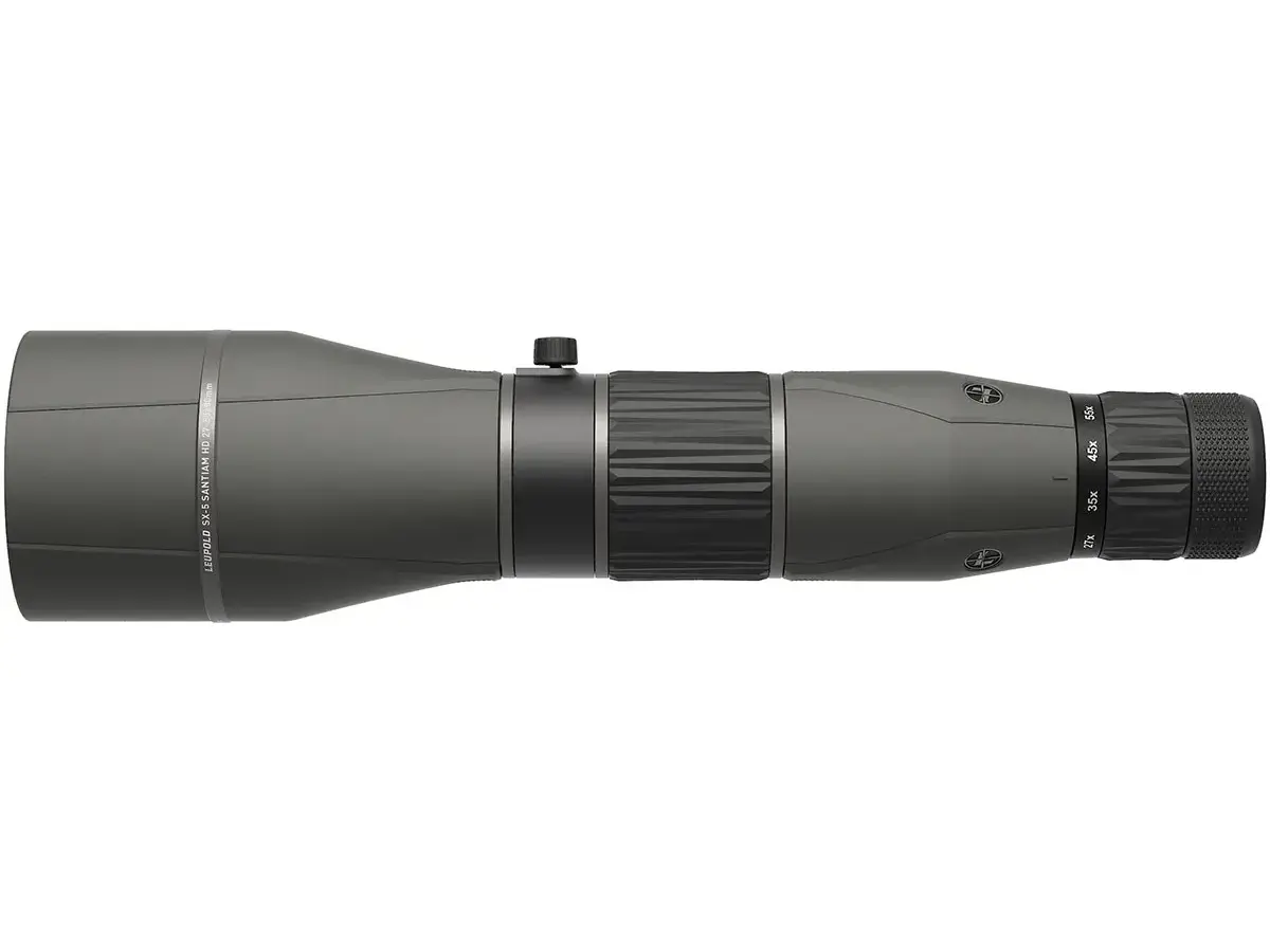 SX-5 SANTIAM HD 27-55x80mm Straight Spotting Scope Shdw Gray