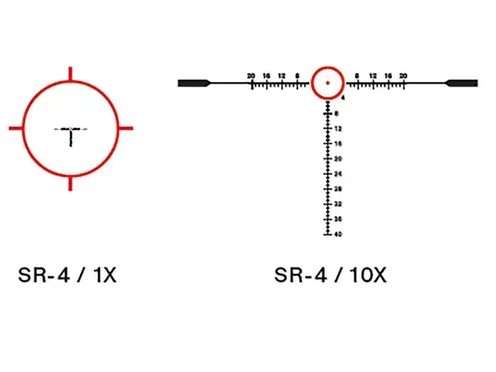 Vudu 1-10x28mm FFP Illuminated SR4 MOA Reticle Black - photo 3