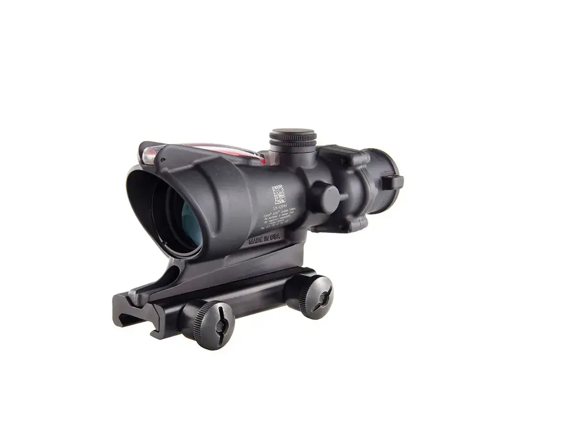ACOG Army RCO M4 4x32mm Fixed Red Chevron W/TA51 Mount Black