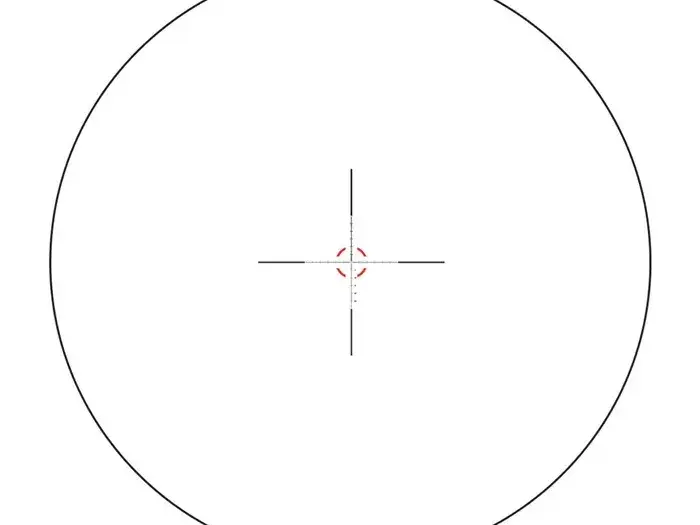 Credo 1-8x28mm FFP Illum Red/GRN MRAD Segmented Circle BLK - photo 6