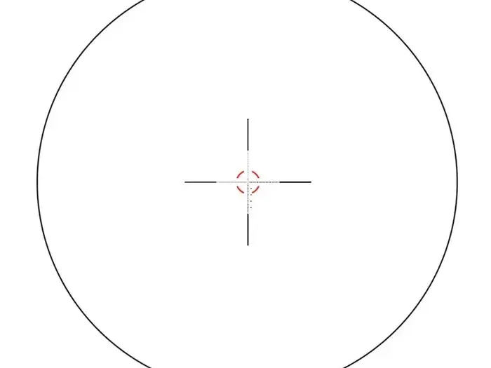 1-8x28mm FFP Illum Red/GRN MOA Segmented Circle Ret Black - photo 7