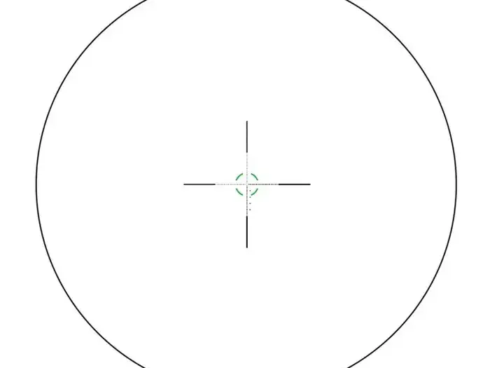 1-8x28mm FFP Illum Red/GRN MOA Segmented Circle Ret Black - photo 9