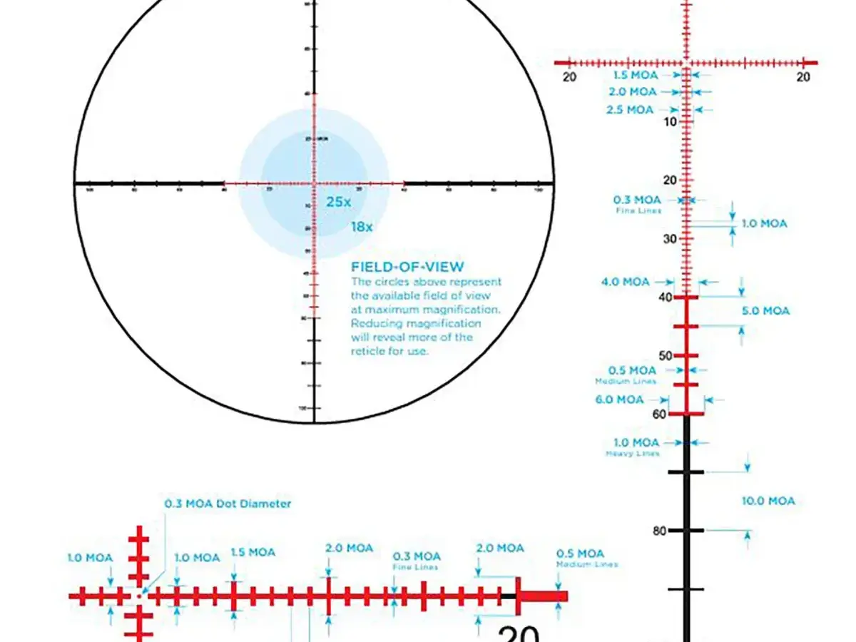 MARK 4HD 4.5-18x52mm FFP Illuminated PR1-MOA Reticle Black - photo 3