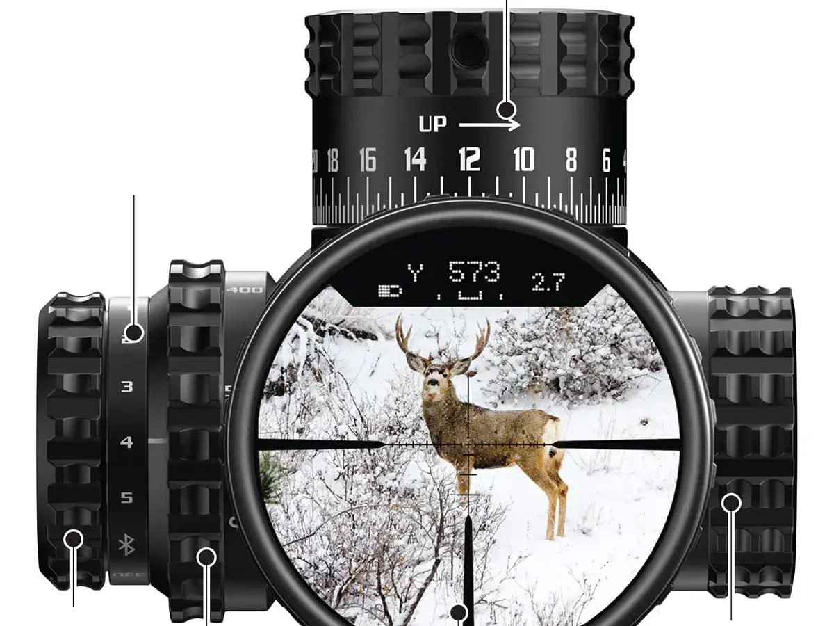 Veracity PH 4-20X50mm FFP Ill Rapid Cross MOA Reticle BLK