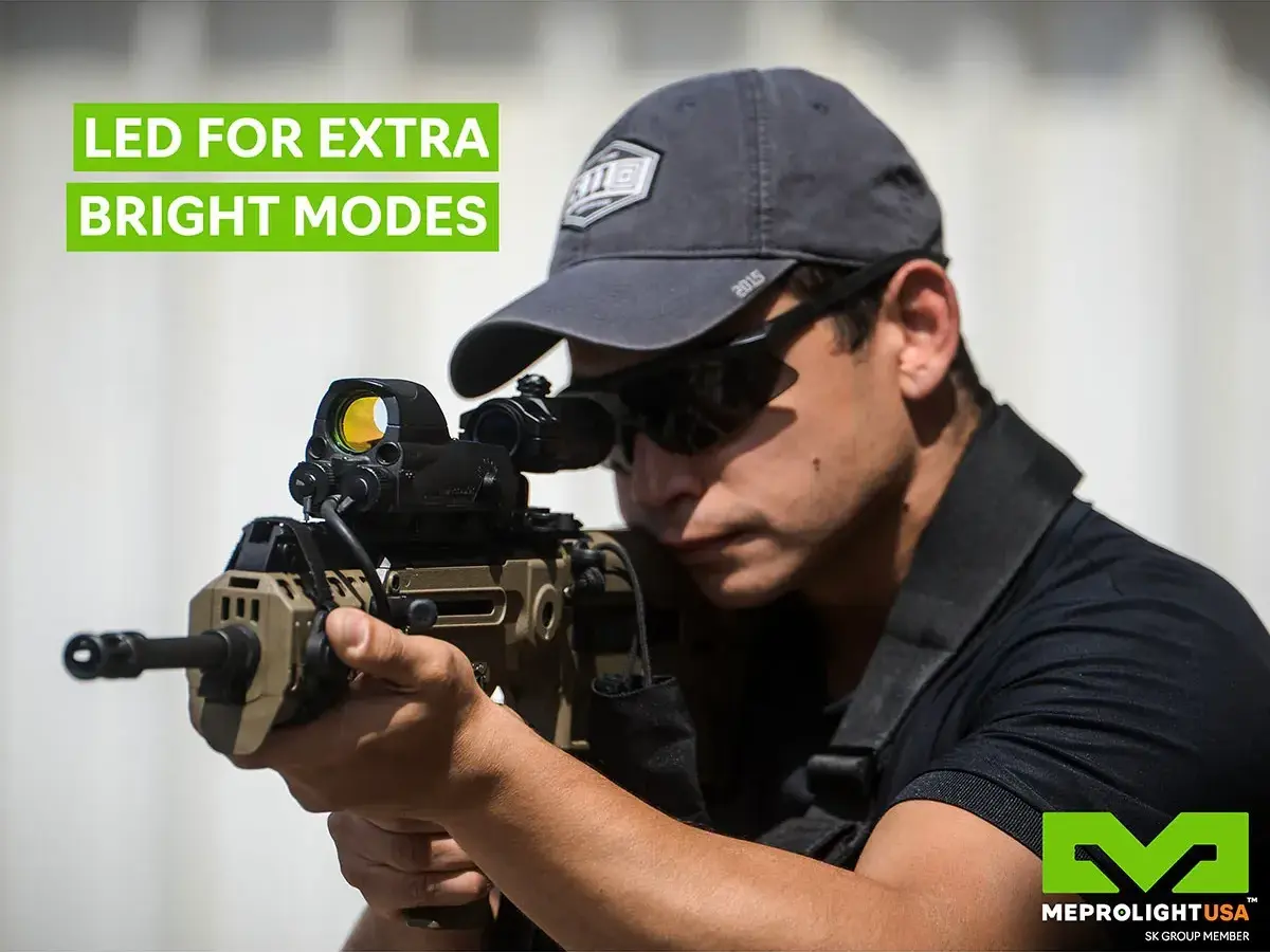 MOR PRO 4.3 MOA Green Dot/Laser pointer/IR Reflex Sight BLK - photo 11