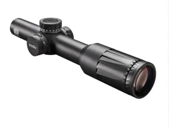 Vudu 1-6x24mm FFP Illuminated Red SR1 MRAD Black