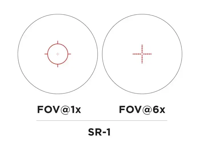 Vudu 1-6x24mm FFP Illuminated Red SR1 MRAD Black - photo 5