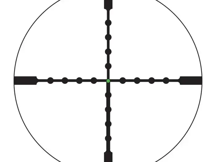 AccuPoint 1-6x24mm SFP Illum Green MIL-Dot Crosshair BLK - photo 2