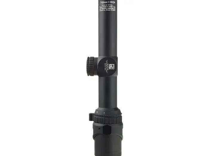 AccuPoint 1-6x24mm SFP Illum Green MIL-Dot Crosshair BLK - photo 6