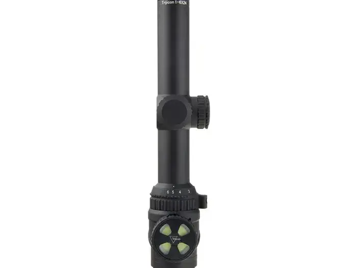 AccuPoint 1-6x24mm SFP Illum Green MIL-Dot Crosshair BLK - photo 7