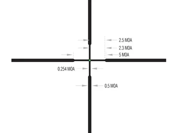 AccuPoint 4-16x50mm SFP Illum Green STD Duplex Crosshair BLK - photo 4