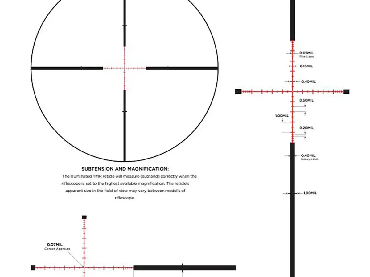 MARK 4HD 2.5-10x42mm SFP Illuminated TMR Reticle Black - photo 4
