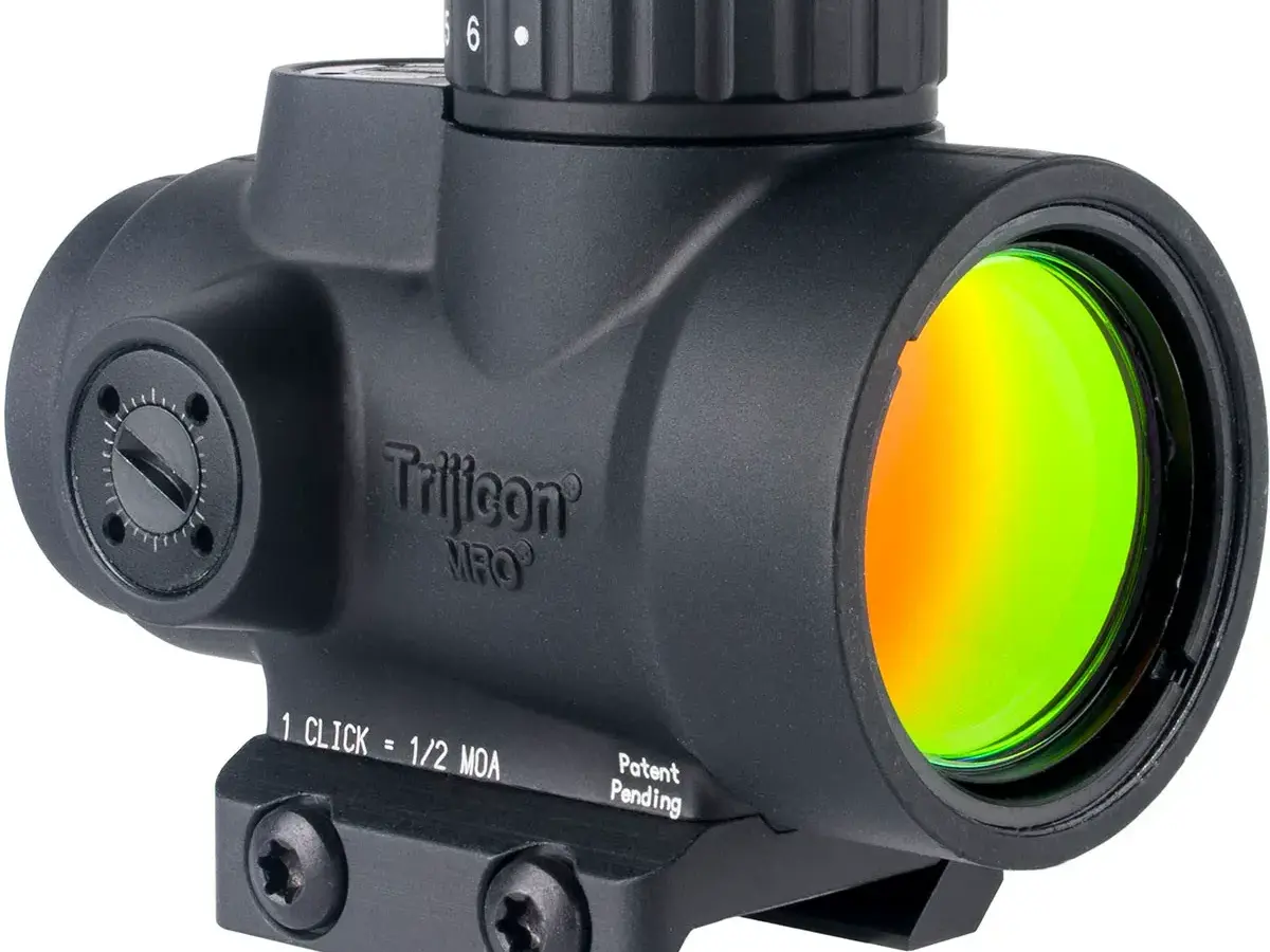 MRO SD 1x25 2 MOA Adj Green Dot Sight W/Low Mount Black - photo 2