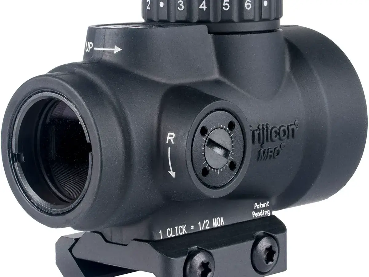 MRO SD 1x25 2 MOA Adj Green Dot Sight W/Low Mount Black - photo 4