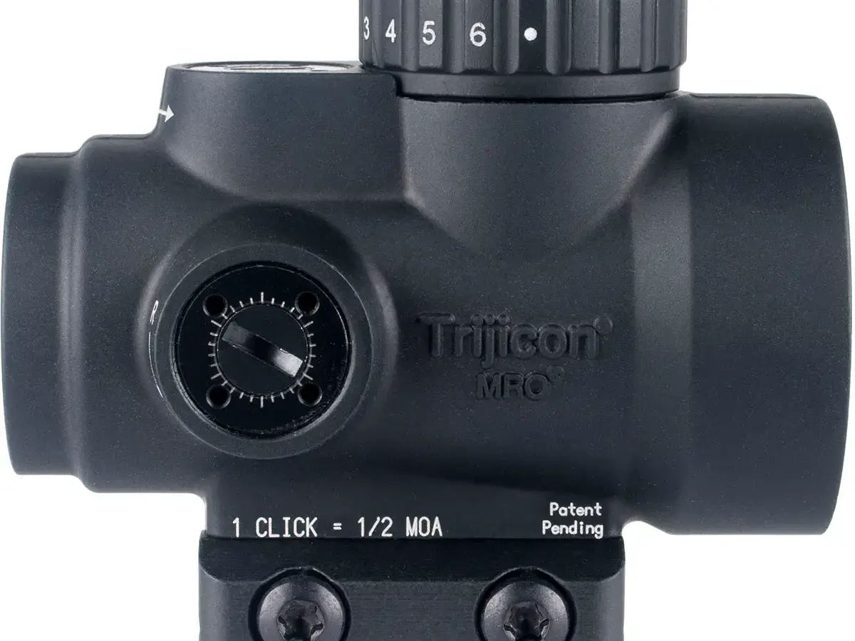 MRO SD 1x25 2 MOA Adj Green Dot Sight W/Low Mount Black - photo 6