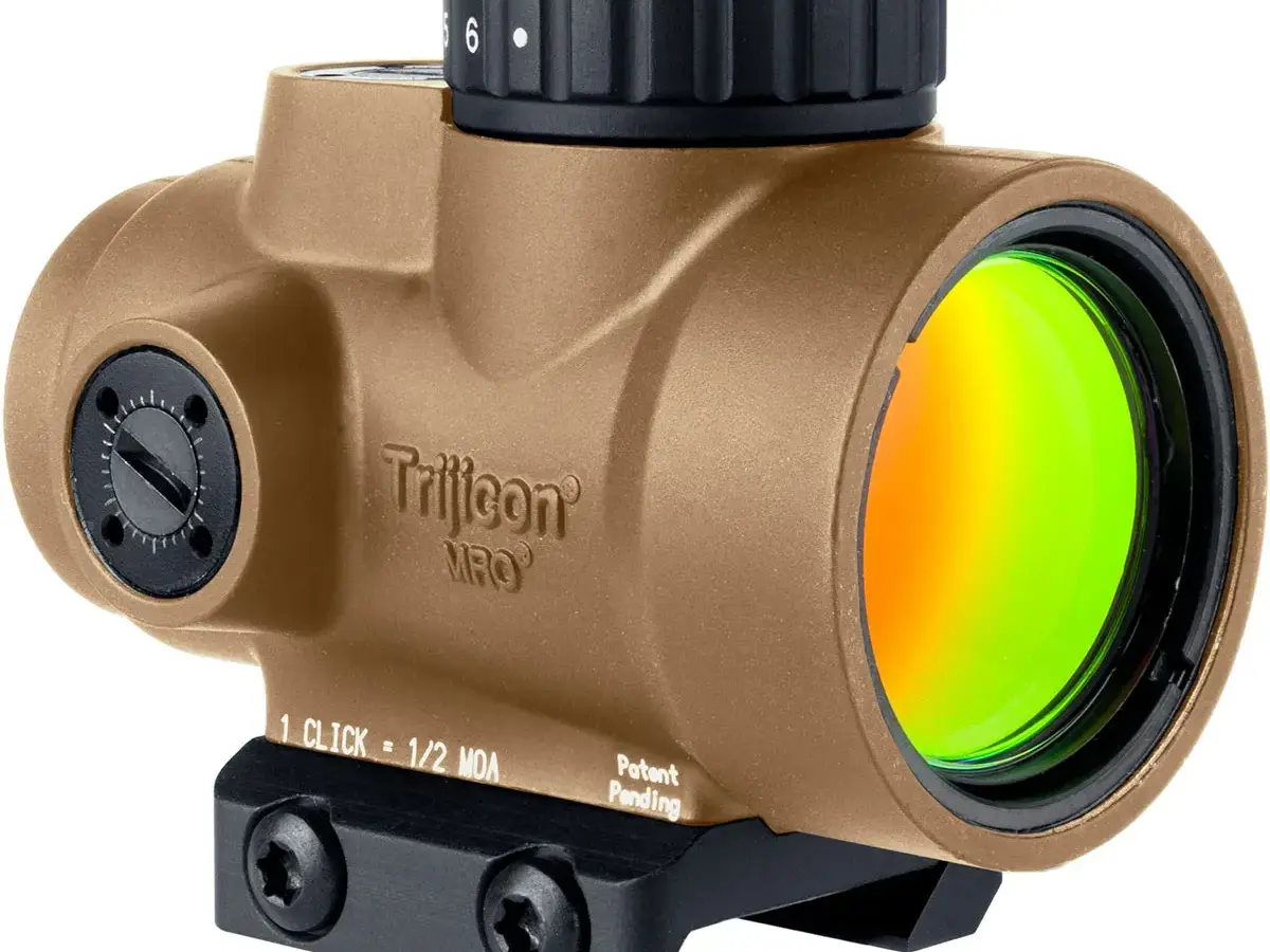 MRO SD 1x25 2MOA Adj LED Red Dot W/Low Mount Coyote Brown