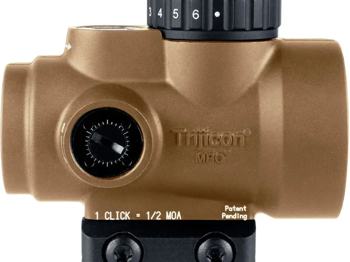 MRO SD 1x25 2MOA Adj LED Red Dot W/Low Mount Coyote Brown - photo 5