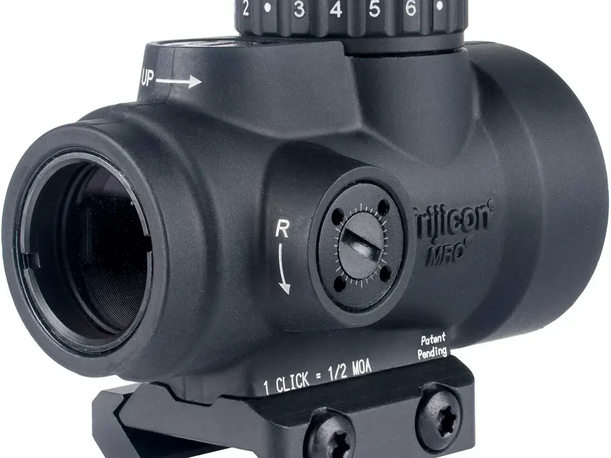 MRO SD 1x25 2 MOA Adj Red Dot Sight W/Low Mount Black - photo 4